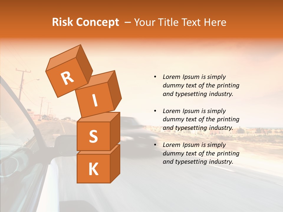 Weather Auto Fast PowerPoint Template