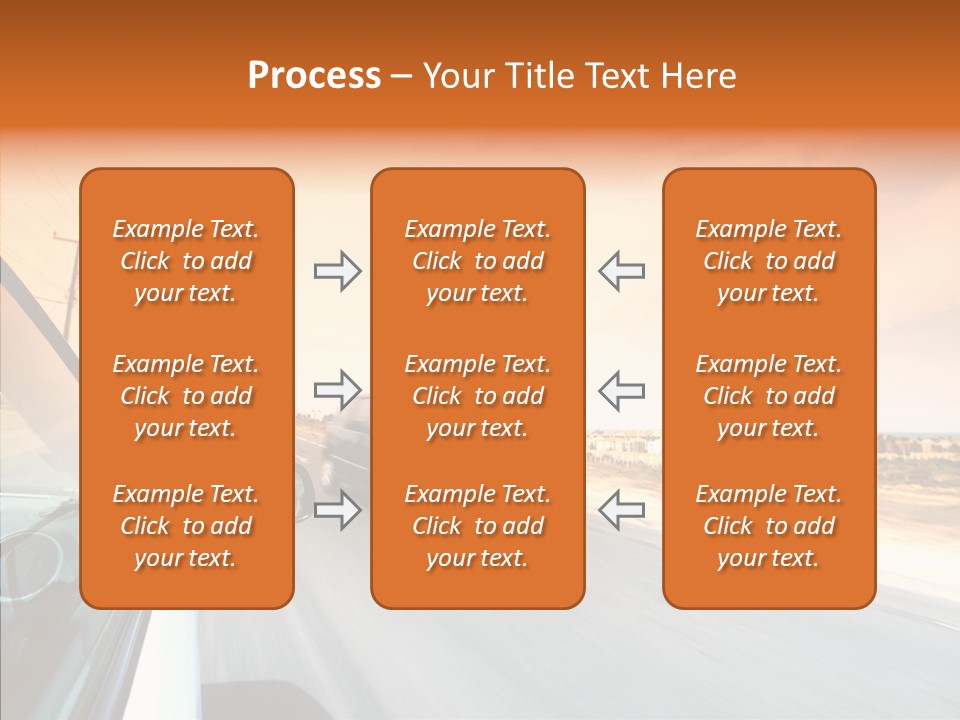 Weather Auto Fast PowerPoint Template