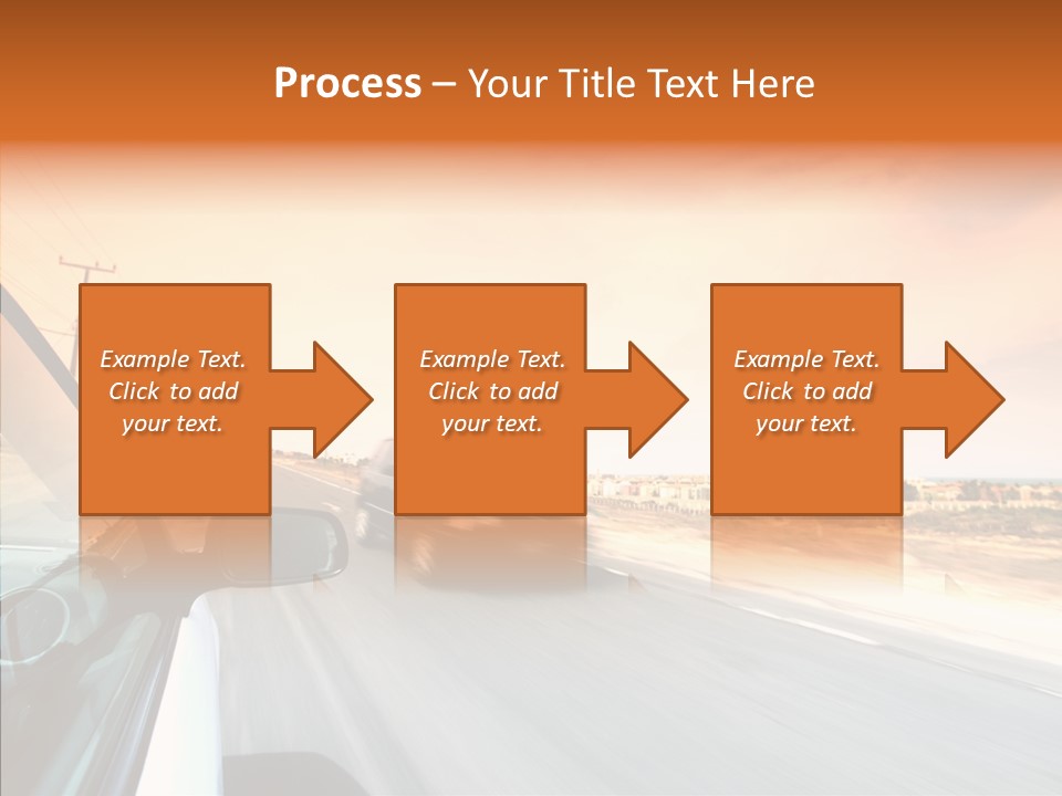 Weather Auto Fast PowerPoint Template
