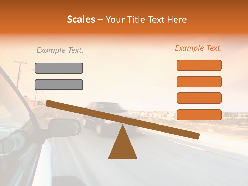 Weather Auto Fast PowerPoint Template