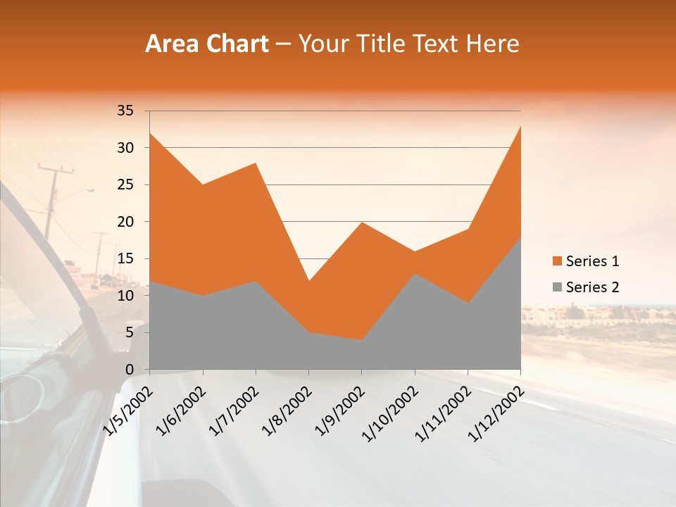 Weather Auto Fast PowerPoint Template