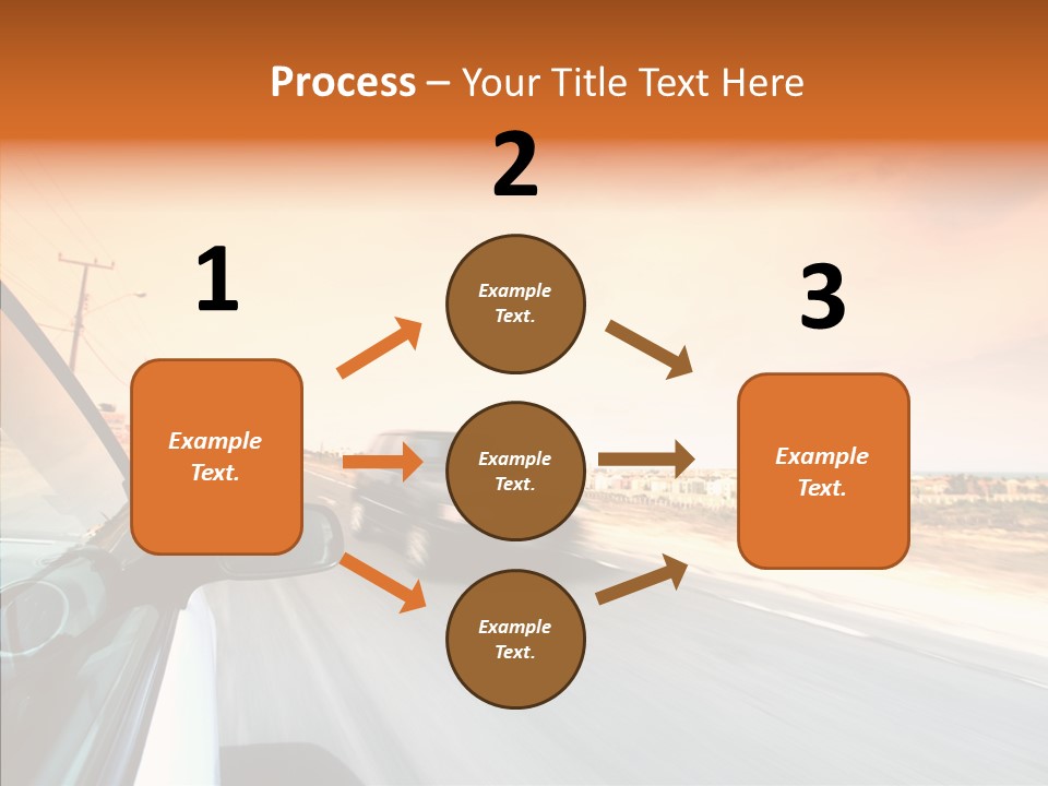 Weather Auto Fast PowerPoint Template