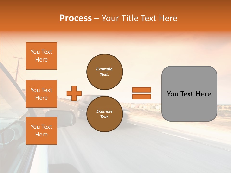 Weather Auto Fast PowerPoint Template