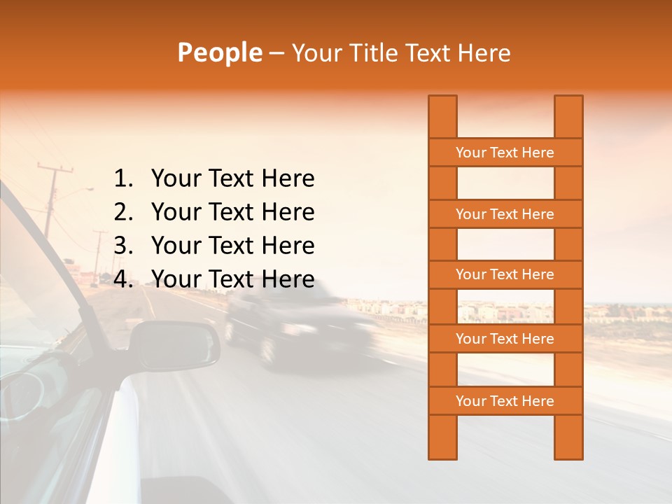 Weather Auto Fast PowerPoint Template