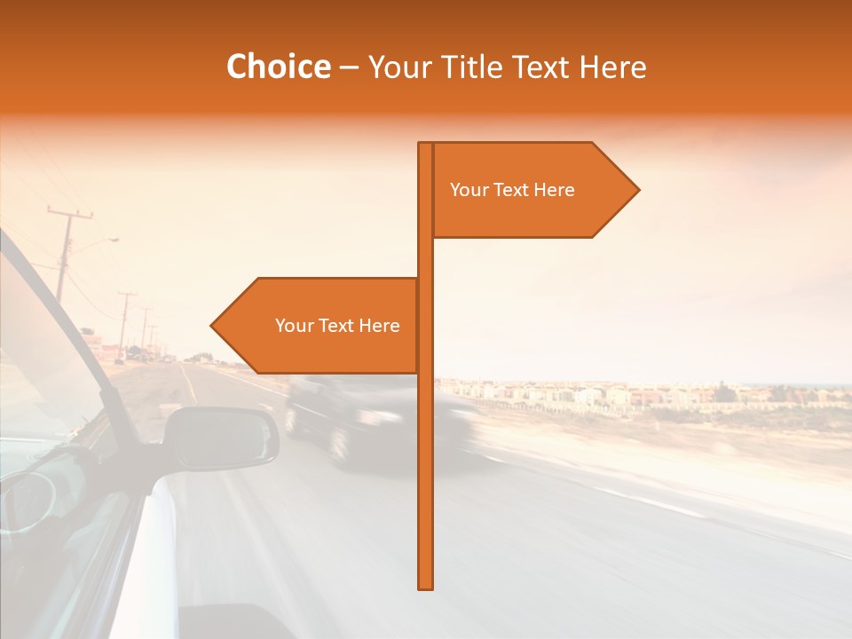 Weather Auto Fast PowerPoint Template