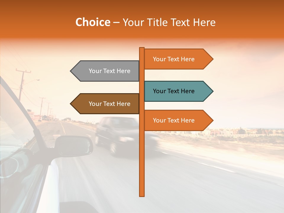 Weather Auto Fast PowerPoint Template