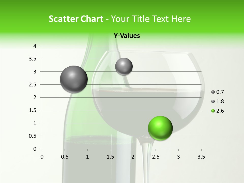 Green Bottle Drink Alcohol PowerPoint Template