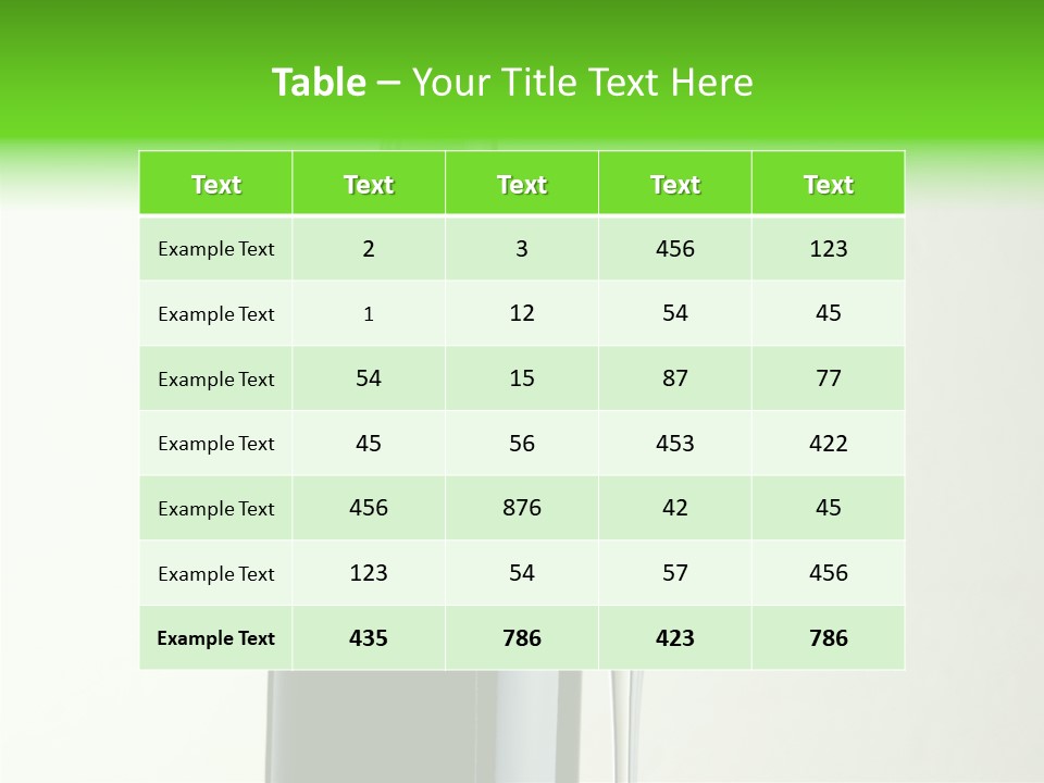 Green Bottle Drink Alcohol PowerPoint Template