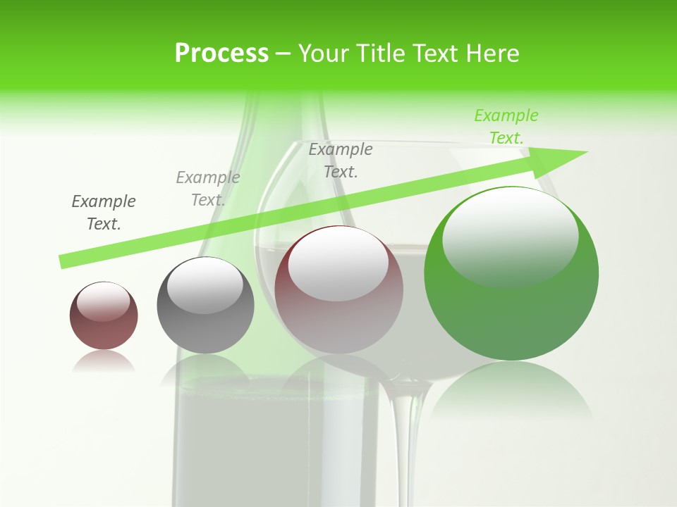 Green Bottle Drink Alcohol PowerPoint Template