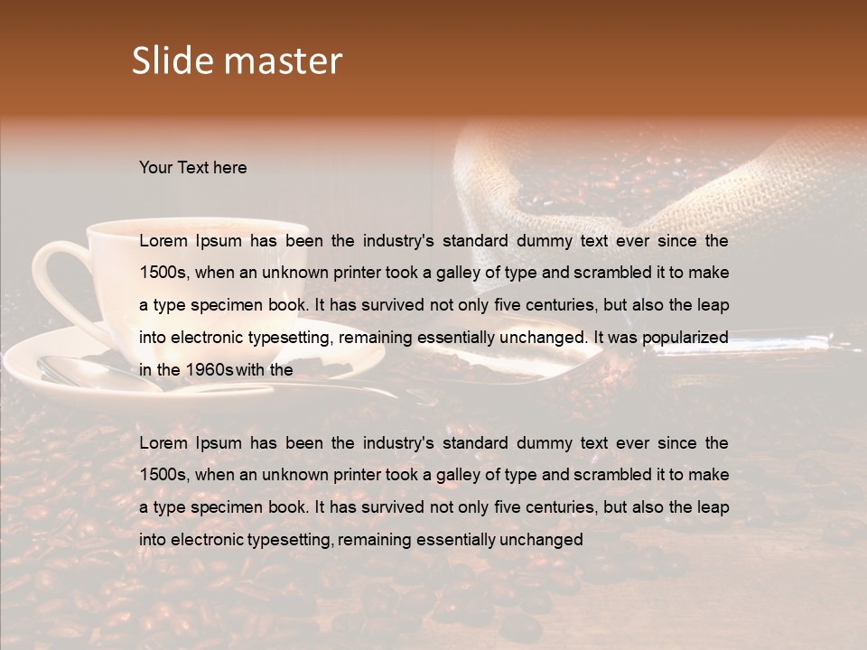 Wood Gastronomy Flavor PowerPoint Template