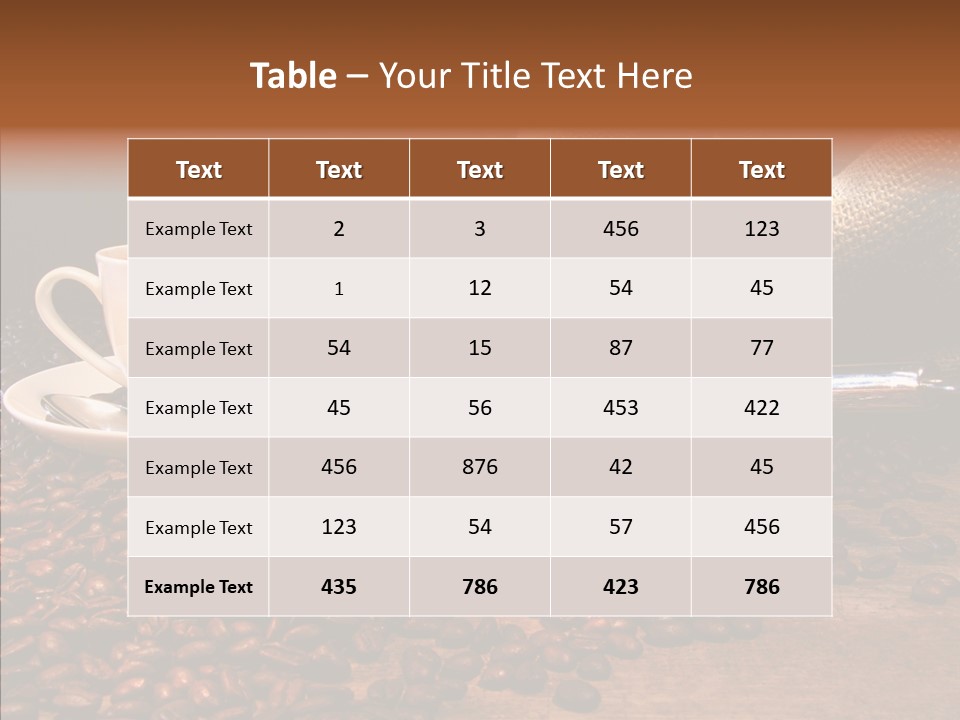Wood Gastronomy Flavor PowerPoint Template
