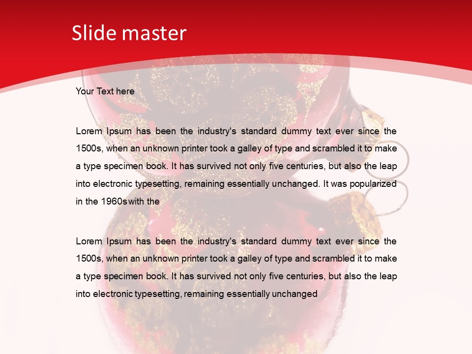 Sphere Hanging Greeting PowerPoint Template