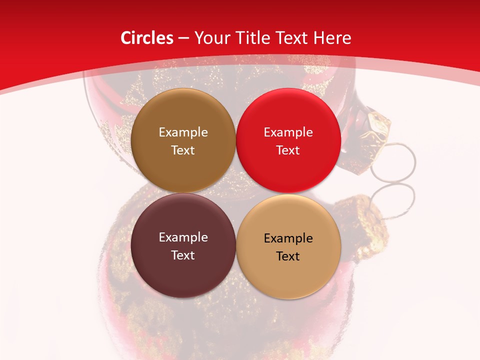 Sphere Hanging Greeting PowerPoint Template