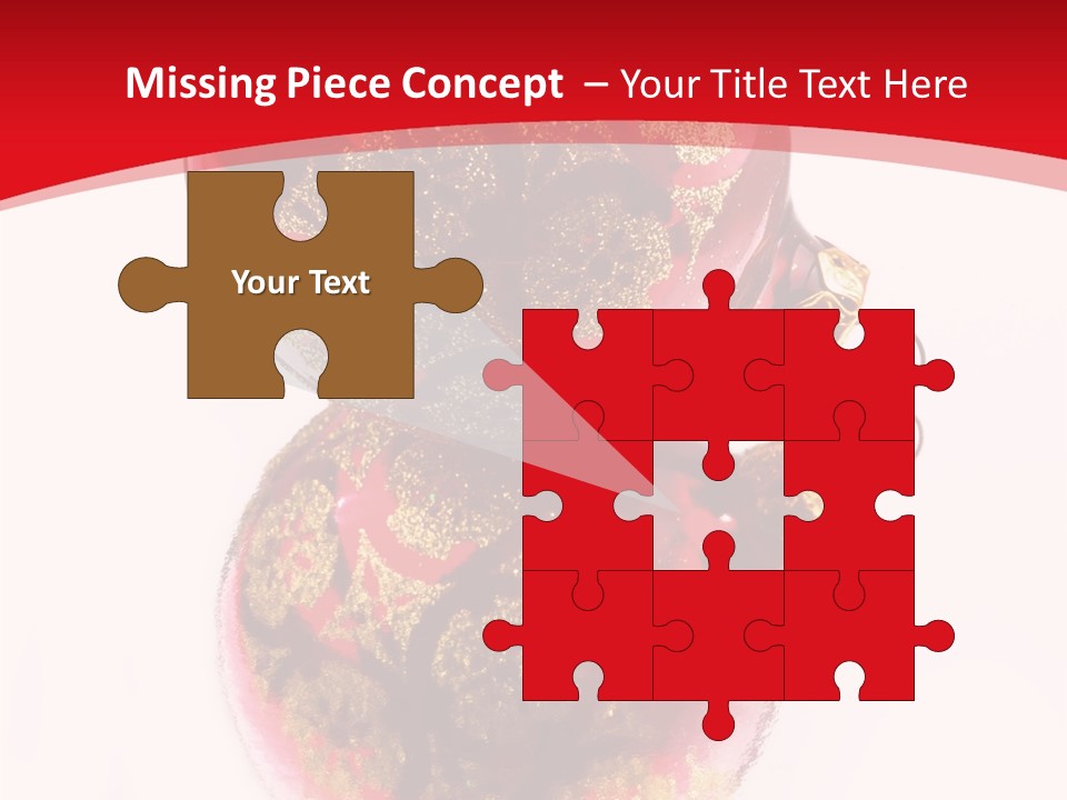 Sphere Hanging Greeting PowerPoint Template