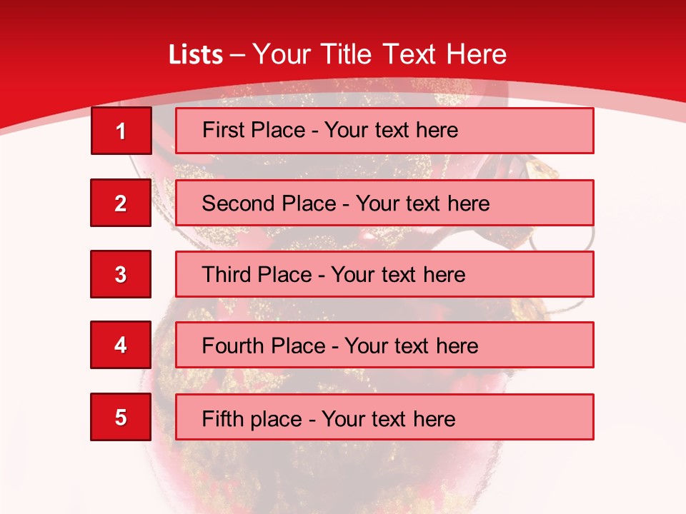 Sphere Hanging Greeting PowerPoint Template