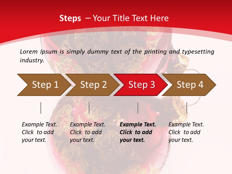 Sphere Hanging Greeting PowerPoint Template