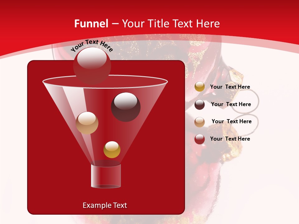 Sphere Hanging Greeting PowerPoint Template