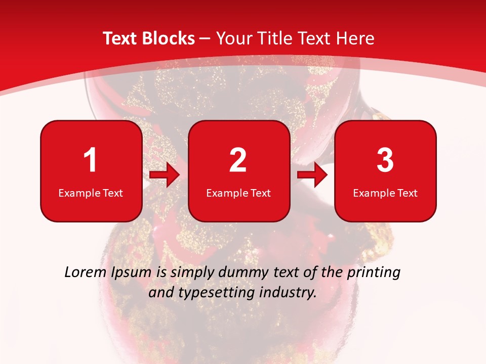 Sphere Hanging Greeting PowerPoint Template