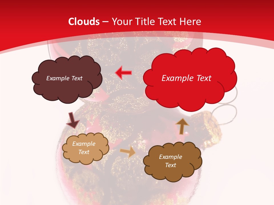 Sphere Hanging Greeting PowerPoint Template