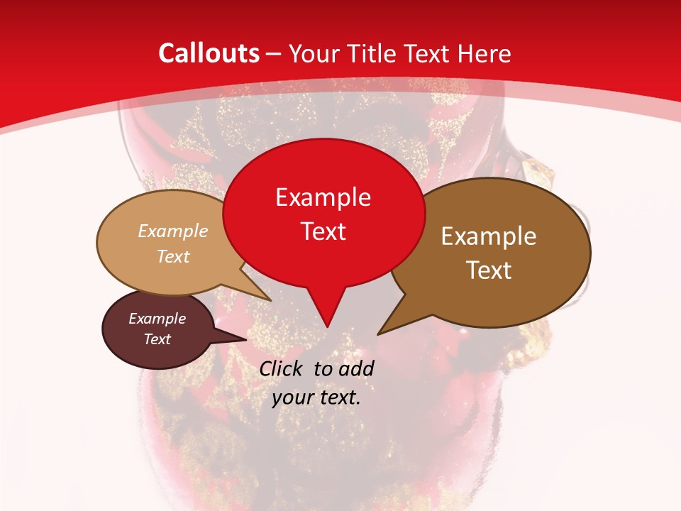 Sphere Hanging Greeting PowerPoint Template