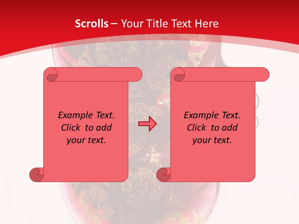 Sphere Hanging Greeting PowerPoint Template