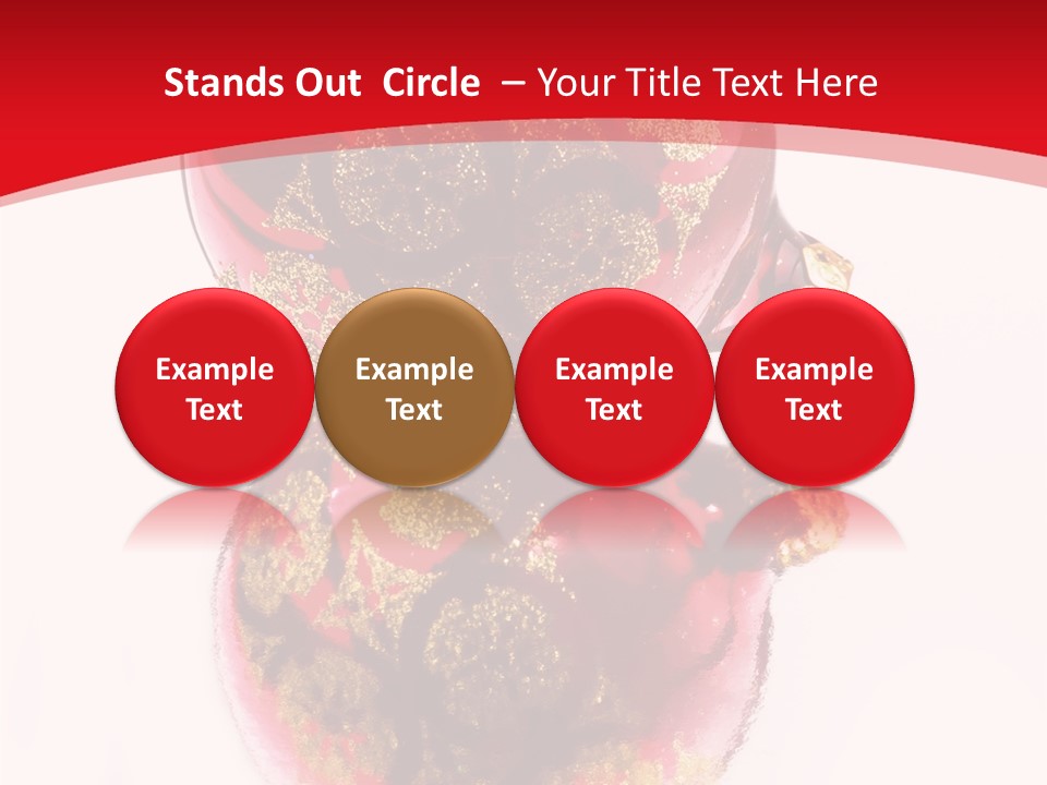 Sphere Hanging Greeting PowerPoint Template