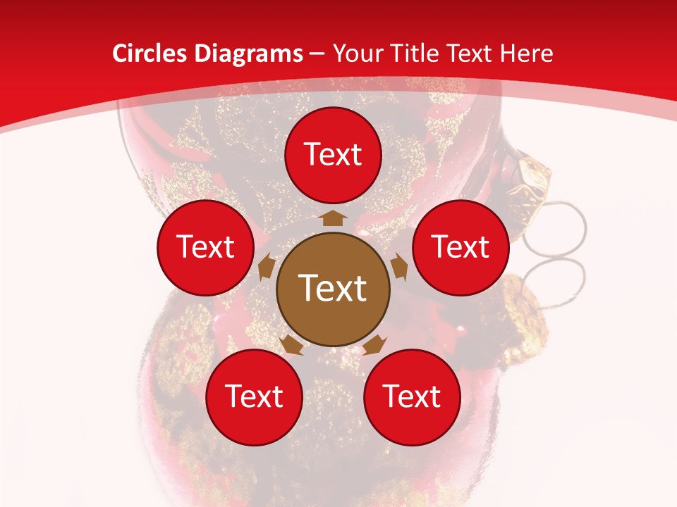 Sphere Hanging Greeting PowerPoint Template