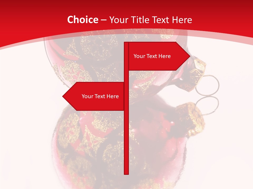 Sphere Hanging Greeting PowerPoint Template