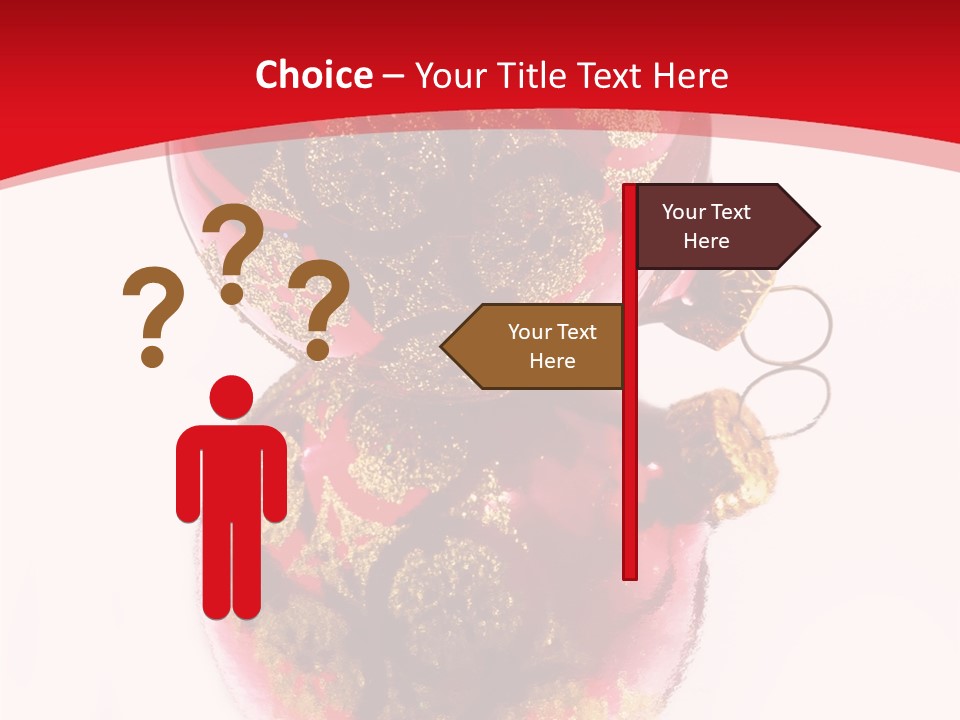 Sphere Hanging Greeting PowerPoint Template