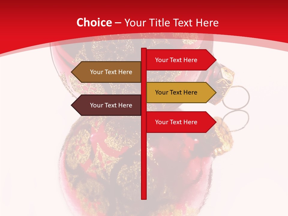 Sphere Hanging Greeting PowerPoint Template