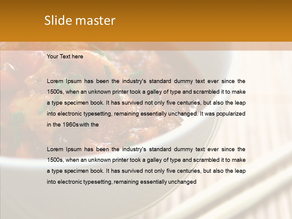 Curry Powder Flavor PowerPoint Template