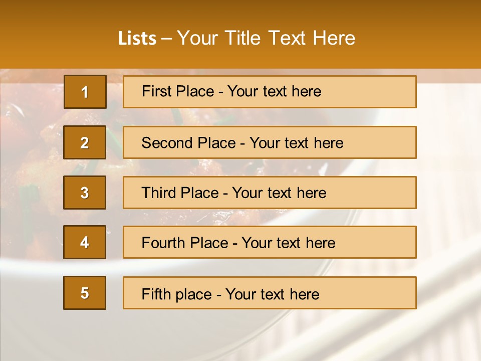 Curry Powder Flavor PowerPoint Template