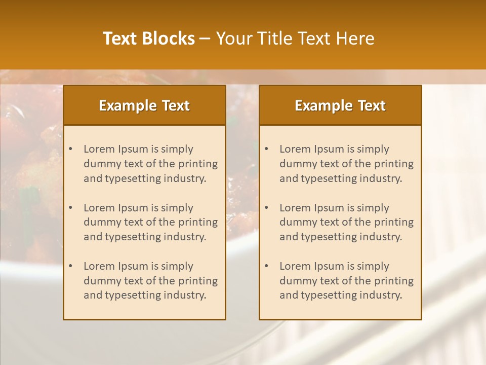 Curry Powder Flavor PowerPoint Template