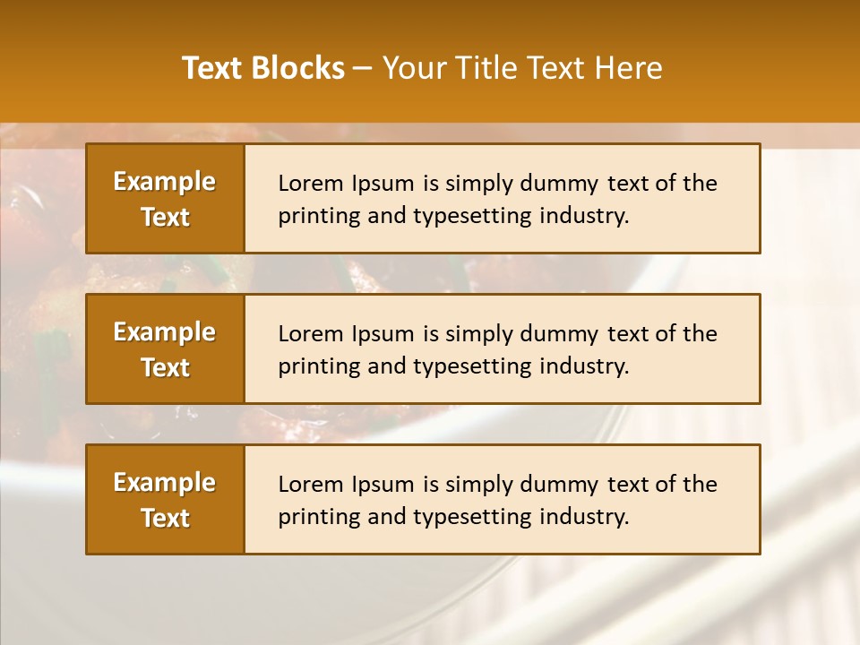 Curry Powder Flavor PowerPoint Template