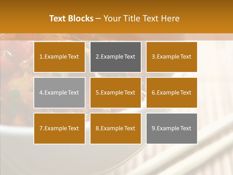 Curry Powder Flavor PowerPoint Template