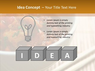 Curry Powder Flavor PowerPoint Template