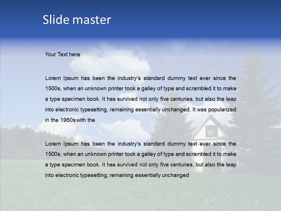 Chair Trategy Room PowerPoint Template