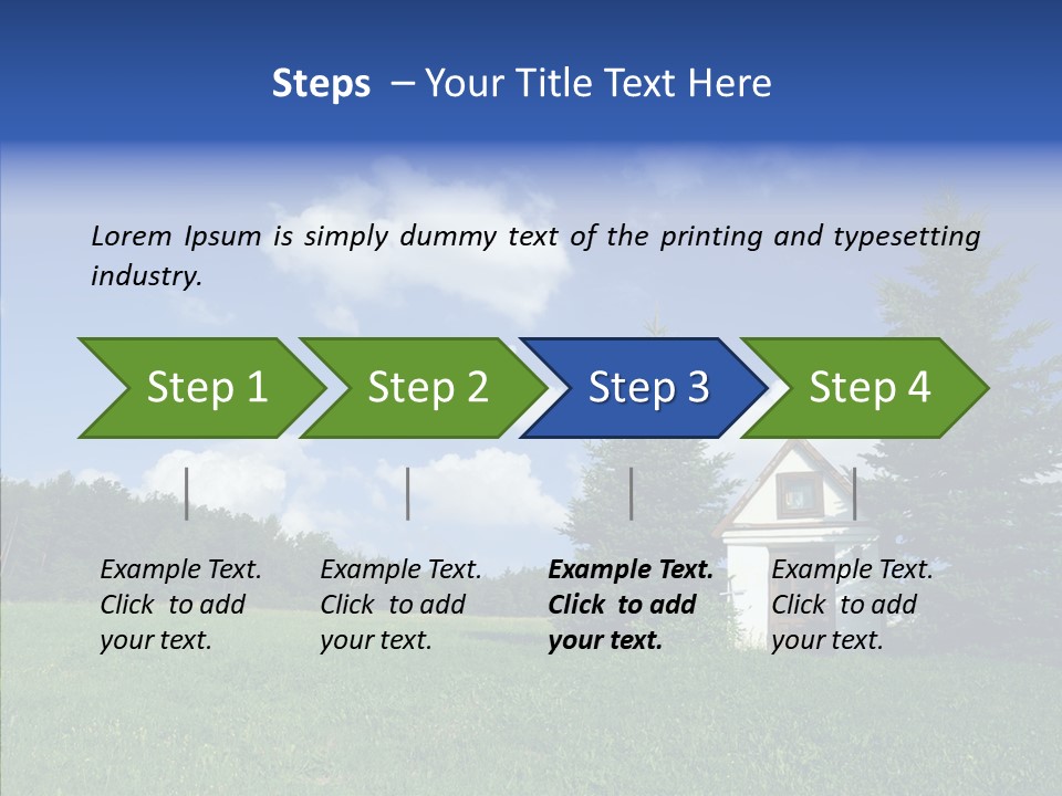 Chair Trategy Room PowerPoint Template