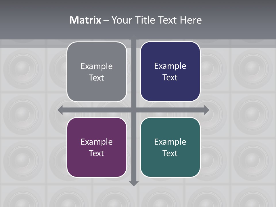 Deejay Array Loudspeaker PowerPoint Template