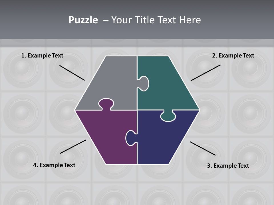 Deejay Array Loudspeaker PowerPoint Template