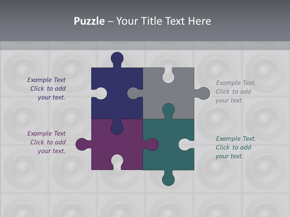 Deejay Array Loudspeaker PowerPoint Template