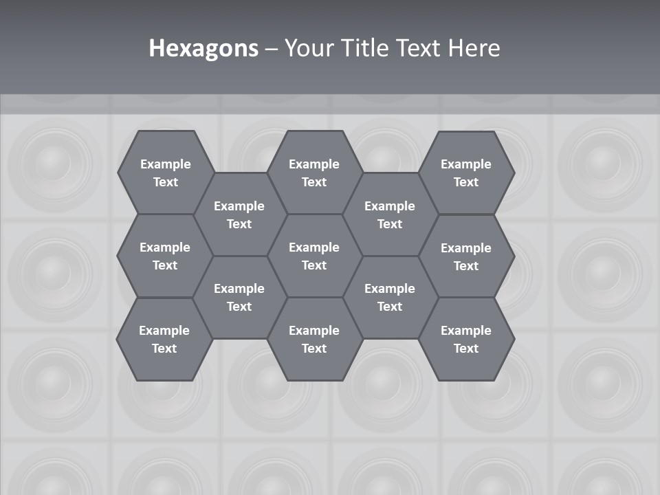 Deejay Array Loudspeaker PowerPoint Template