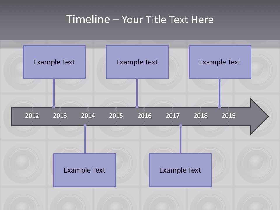 Deejay Array Loudspeaker PowerPoint Template