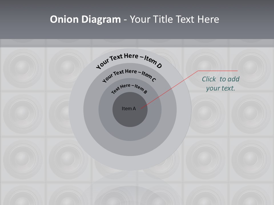 Deejay Array Loudspeaker PowerPoint Template