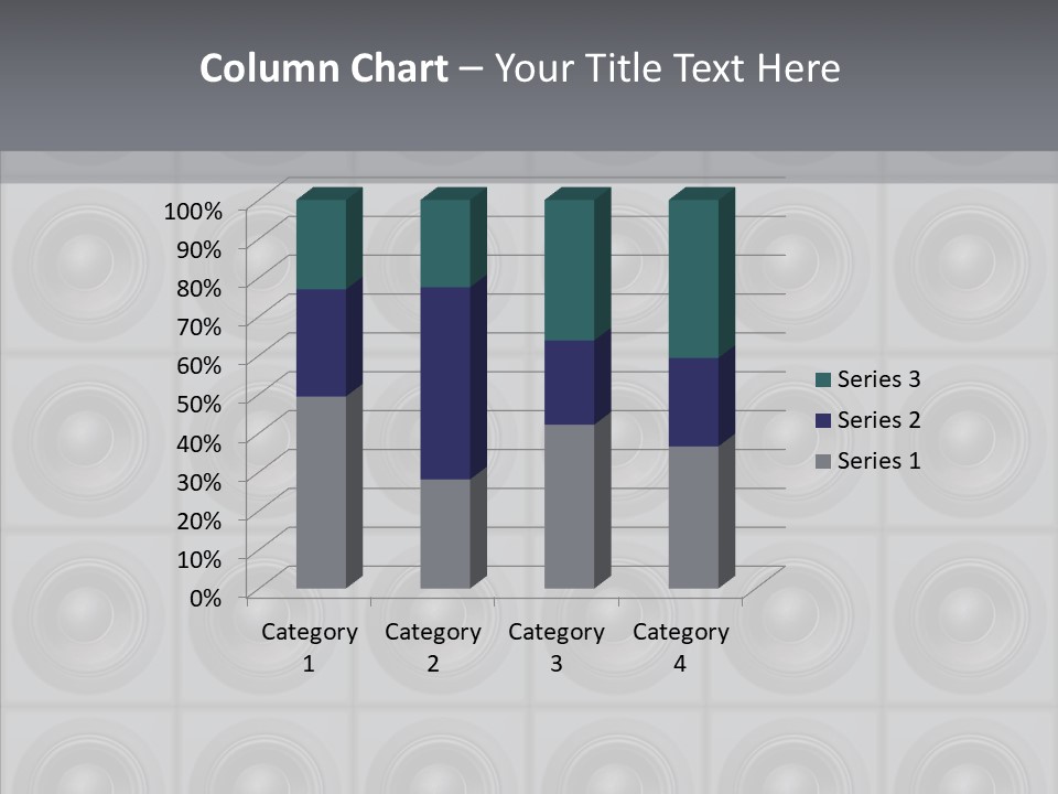 Deejay Array Loudspeaker PowerPoint Template