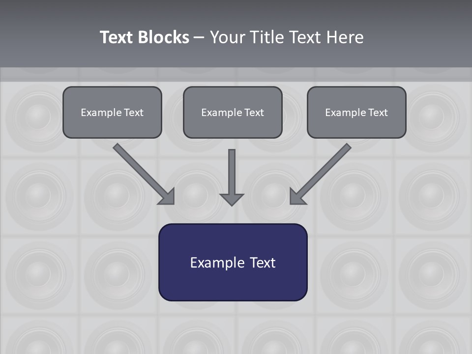 Deejay Array Loudspeaker PowerPoint Template