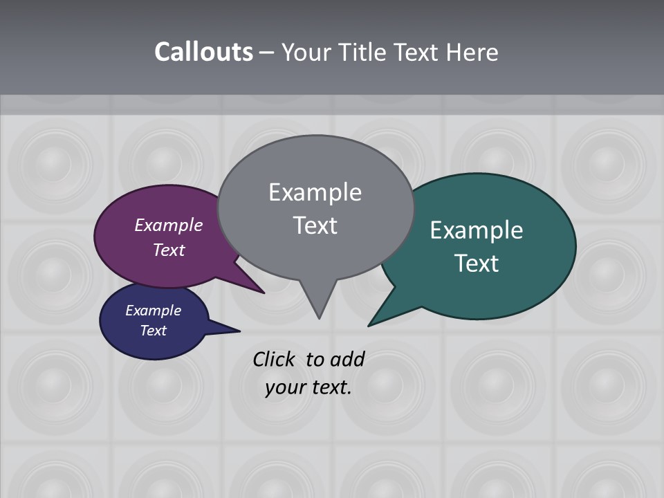 Deejay Array Loudspeaker PowerPoint Template