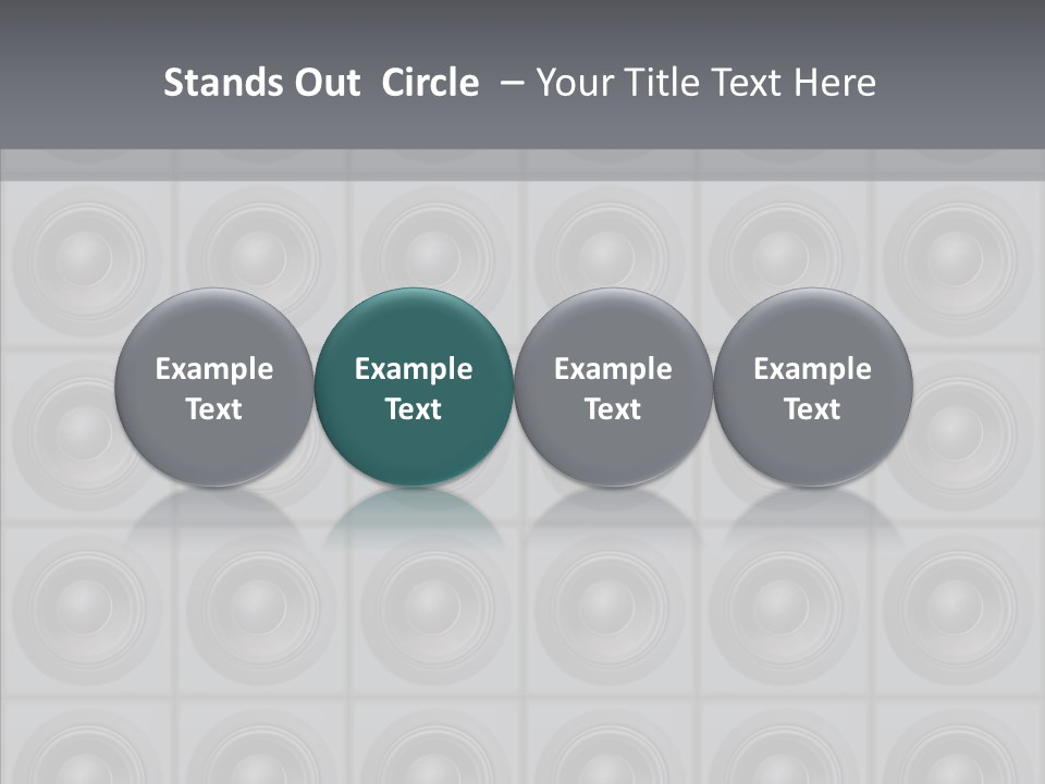 Deejay Array Loudspeaker PowerPoint Template