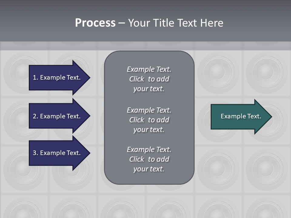 Deejay Array Loudspeaker PowerPoint Template