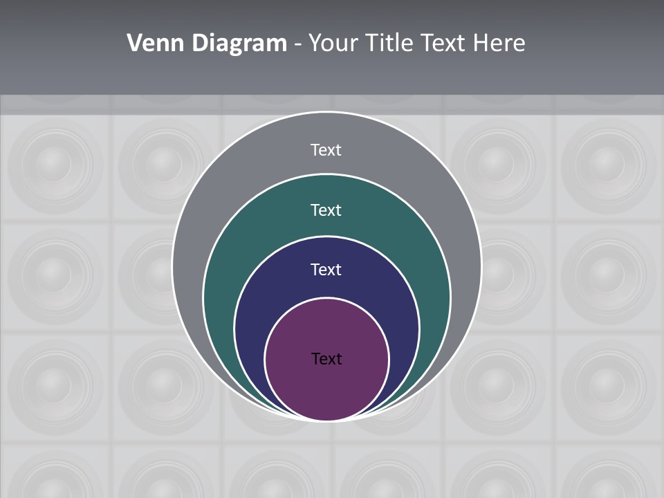 Deejay Array Loudspeaker PowerPoint Template